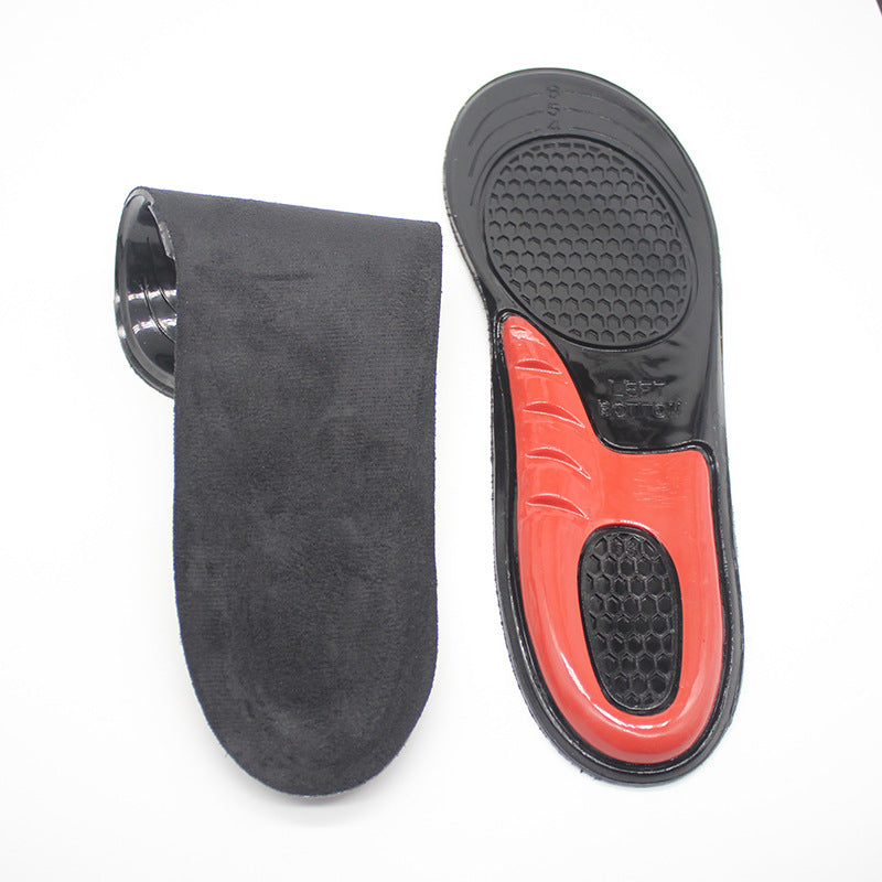 Men's And Women's Sports High Skin-friendly Sweat-absorbent Shock-absorbing And Pressure-relieving Insole