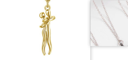 Couple Hug Necklace Romantic Men And Women