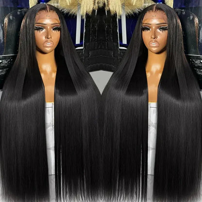 Straight Lace Front Wigs Human Hair 250% Density 13x4 Full Frontal Transparent HD Lace Wig Glueless Wigs 13x6 Lace Frontal Wigs