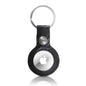 Genuine Leather AirTag Keychain – Protective Holder with Metal Ring