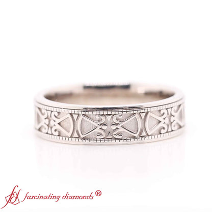 Antique Design Wedding Band