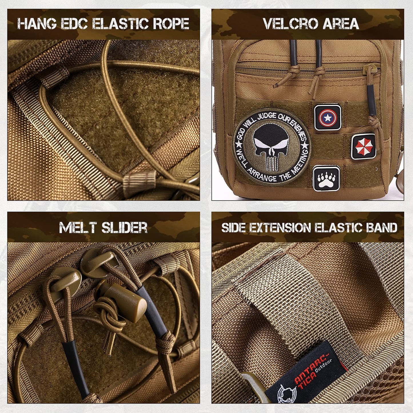 Military Anti-Cut Waterproof Tactical Range Sling Bag