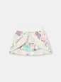 Cherubino "Playful Twirl" Watercolor Floral Skort for Girls