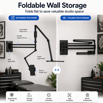 Multifunctional and convenient work lamp---Wall mounted light