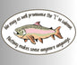 "We may as well pronounce the 'L' in salmon" Sarcastic Sticker