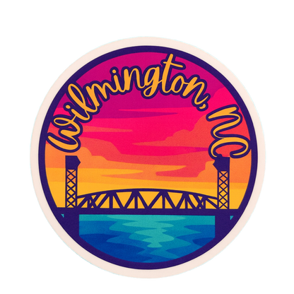 Wilmington, NC Cape Fear Memorial Bridge Sticker