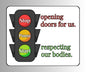 "STOP Opening Doors For Us" Sarcastic Sticker