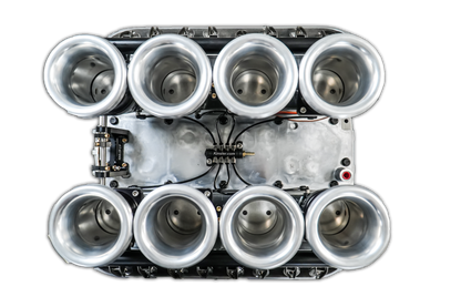 Naturally Aspirated LS 427 Longblock with Kinsler Stack Injection