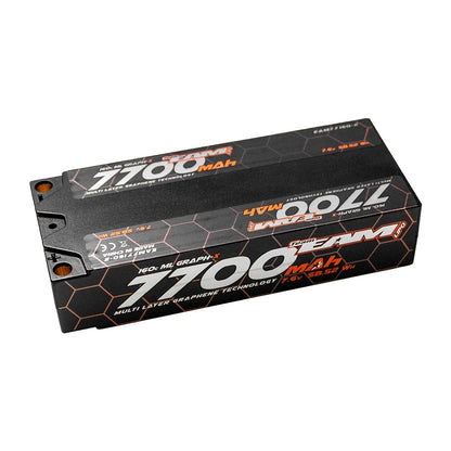 Team EAM 7700mah 160C Mid-Shorty ML Graph-X Formula Lipo Battery
