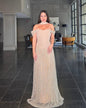 Mayssa Corset Off Shoulder Versitle Sequin Embellished Modest Evening Dress