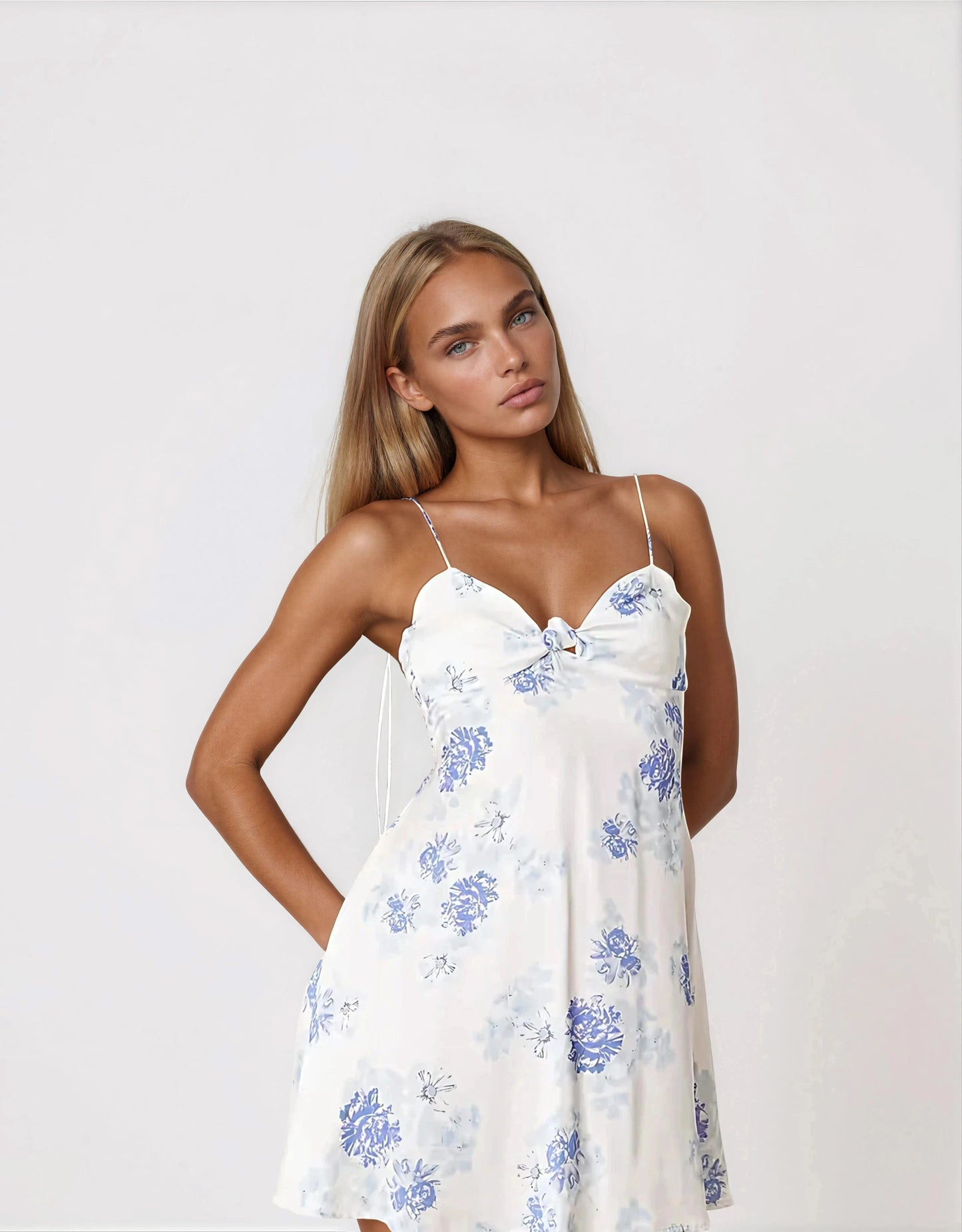 Adira Mini Dress – Blue (Final Sale)