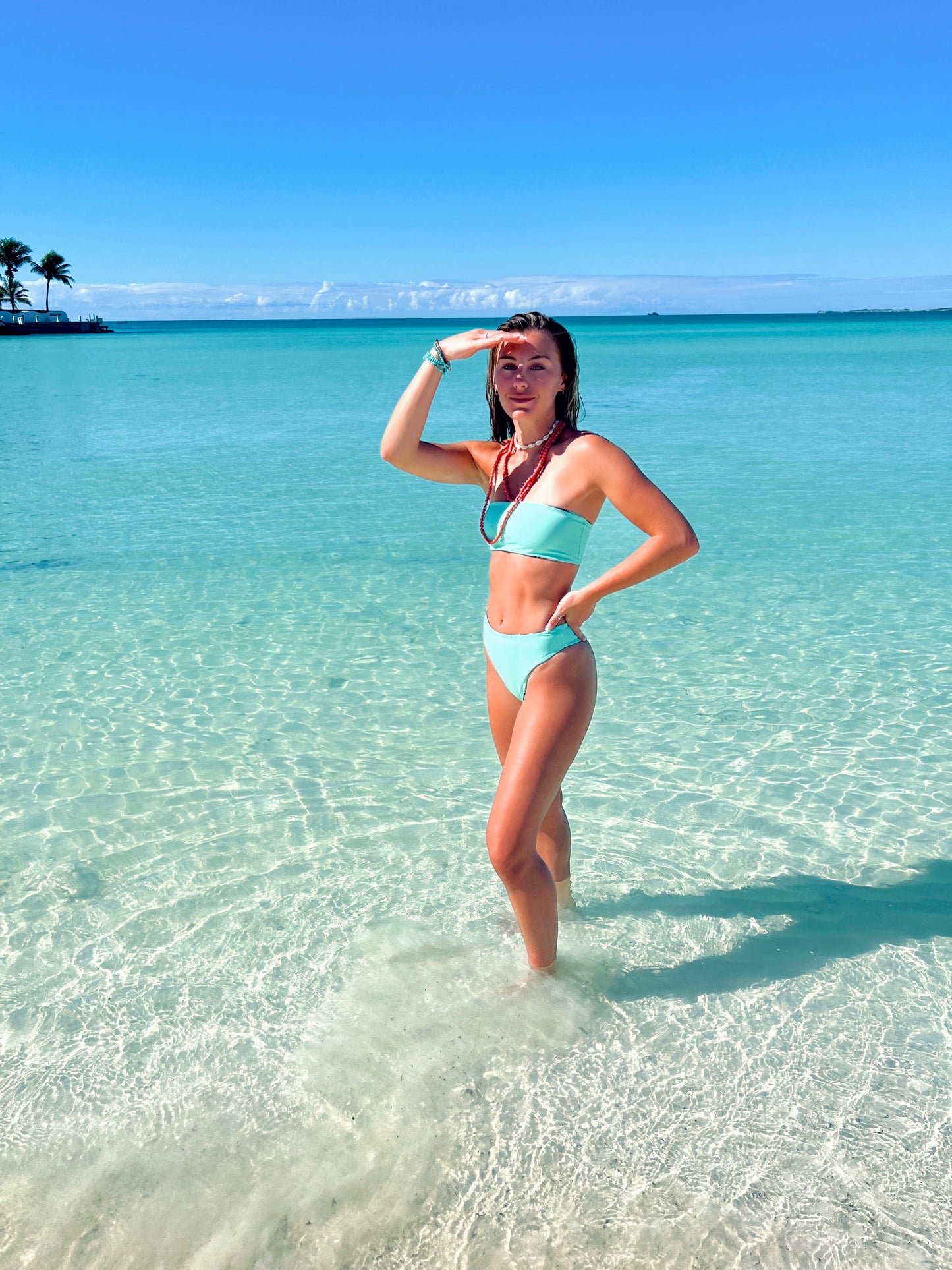 Tropical Palm & Mint Julep PEACH Bottoms