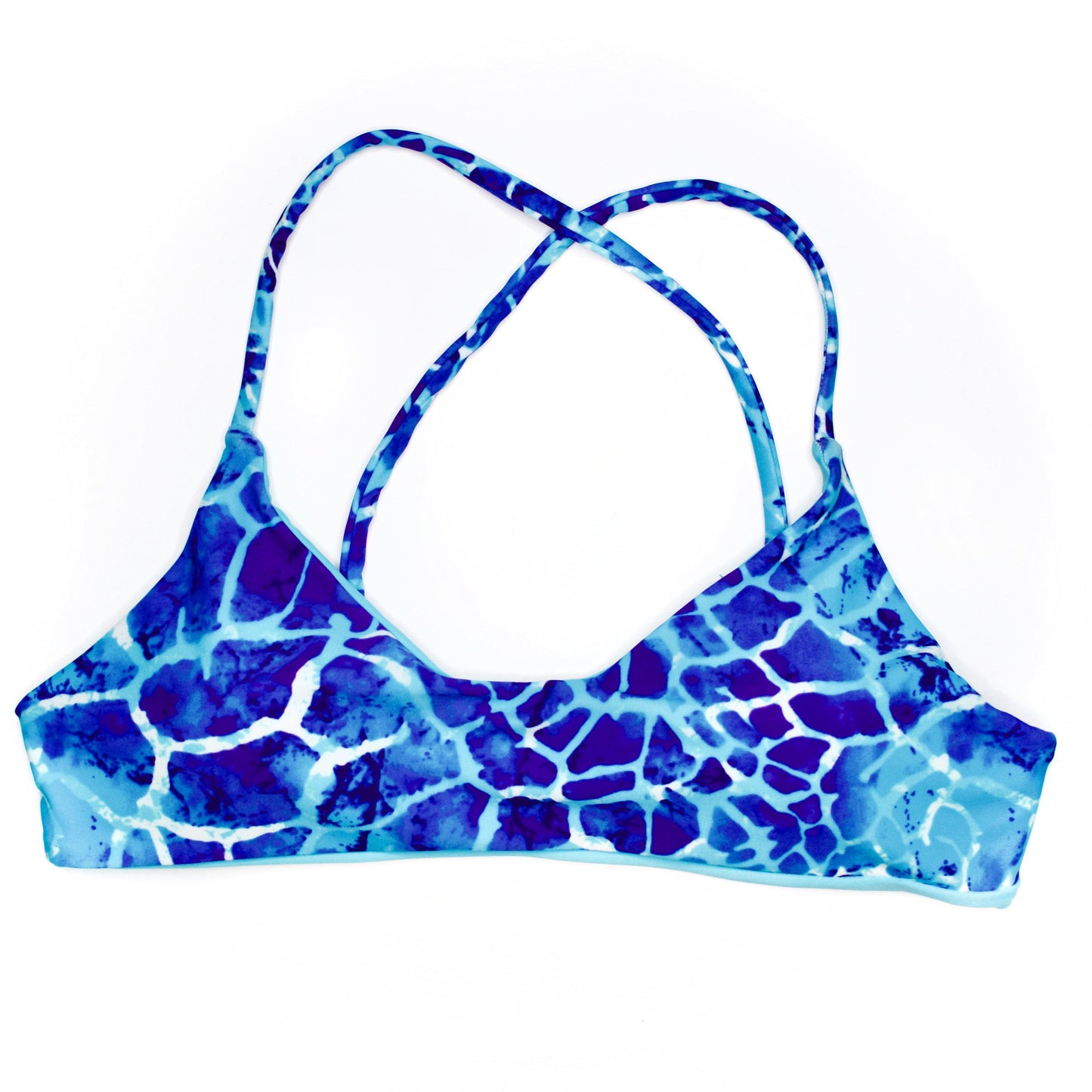 Aqua Turtle Tail & Blue Haven MALIBU Top