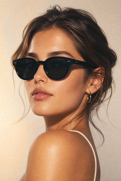 Jamie 46mm Wayfarer Sunglasses | Black