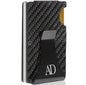Carbon Fiber Money Clip Card Case – RFID Blocking, Holds 12 Cards