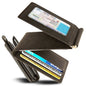 Leather Trifold Wallet – Removable Money Clip