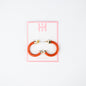 Burnt Orange Mini Hoop Earrings