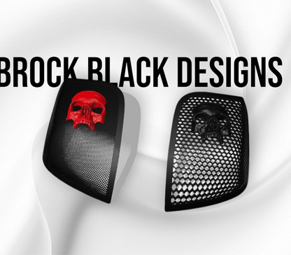 24+ Harley Davidson bag lid Speaker Grill Cover Ancient Skull