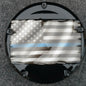Tattered Thin Blue Line derby cover and points cover