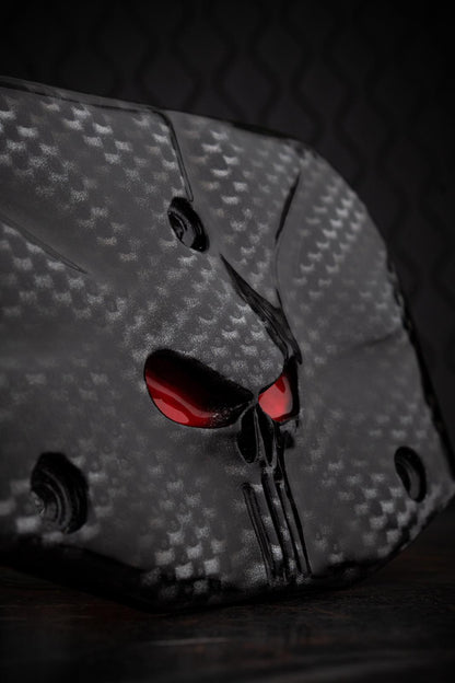 Backrest plate punisher stretching through