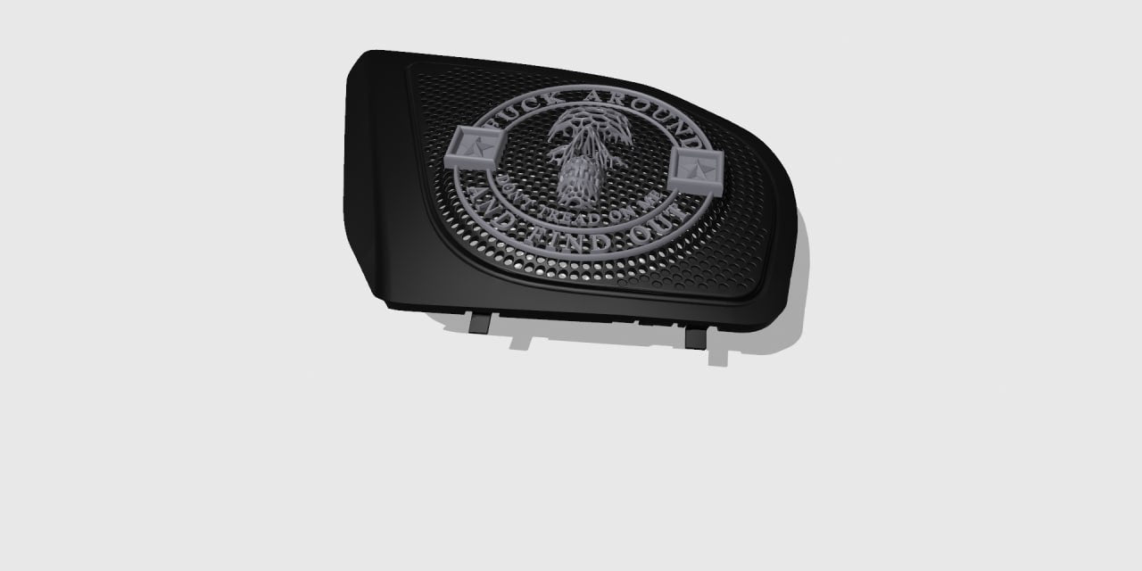 98-2024+ Road Glide inner 3D webbed skull fafo speakers grill covers set