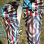 Harley Tattered American flag console