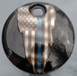 American flag Harley Console fuel door