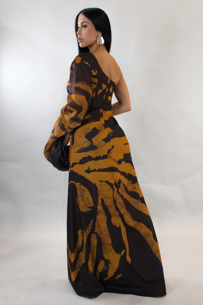Safari Princess Maxi Dress