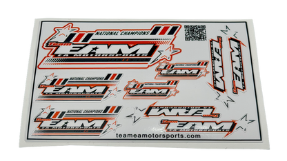 Team EAM Decal Sheets (4.5x6.5)