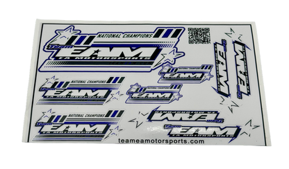 Team EAM Decal Sheets (4.5x6.5)