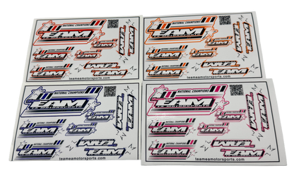 Team EAM Decal Sheets (4.5x6.5)