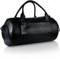 Genuine Leather Travel Duffel Bag – Shoe Compartment, Hidden AirTag Pocket