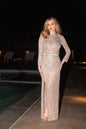 Nadia Beaded Long Sleeve Dress