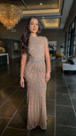 Kendall Long Sleeve Beaded Dress