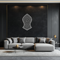 Seljuk Pattern Metal Wall Art – Timeless Geometric Elegance - KAF245