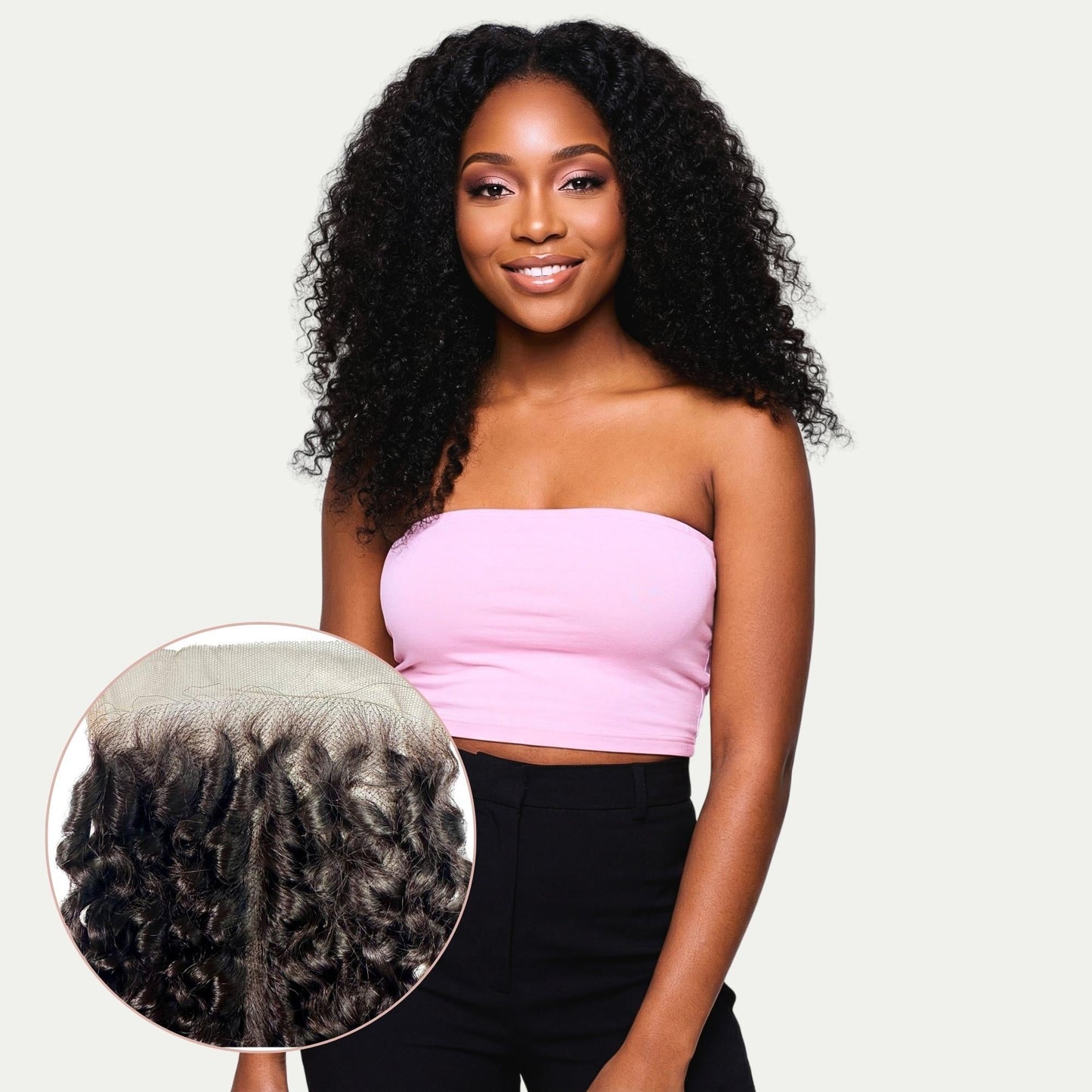 Kinky Curly 5x5 HD Lace Human Hair Closure