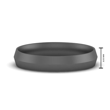 Comfort Fit Knife Edge Mens Band