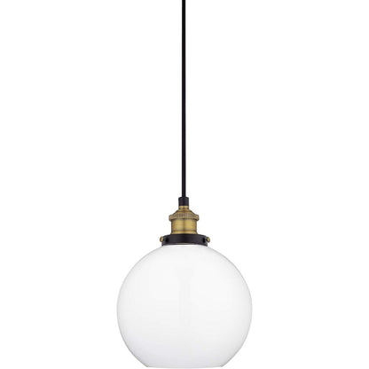 Large Globe Glass Pendant Light
