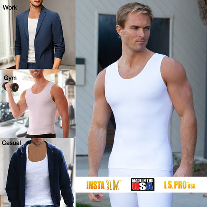 Insta Slim I.S.Pro USA Compression Muscle Tank Shapewear MS0001