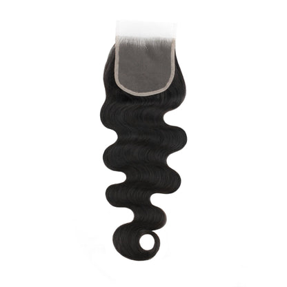 Malaysian Body Wave 4x4 Transparent Lace Human Hair Closure