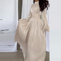 Autumn Round Neck French Entry Lux Dresses