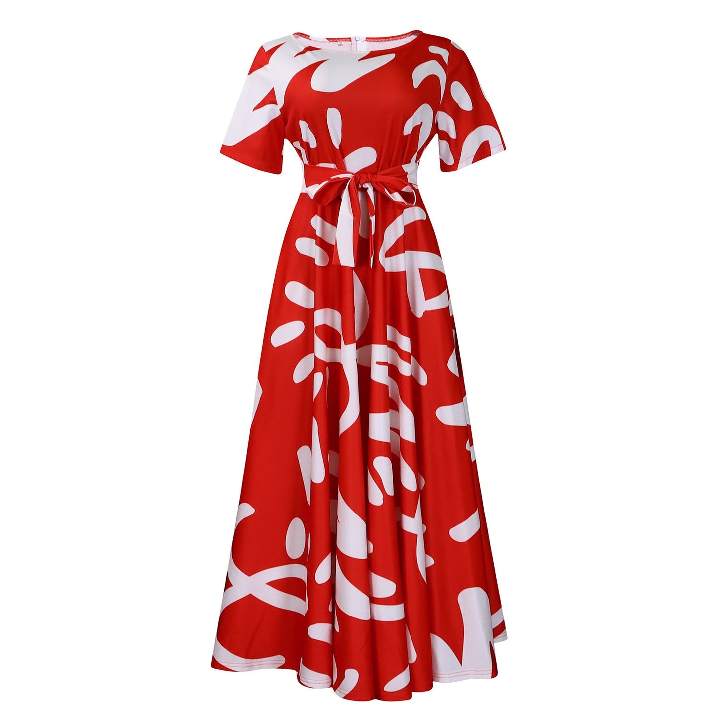 Women's Fashion Elegant Tied African Sleeve Large Dresses