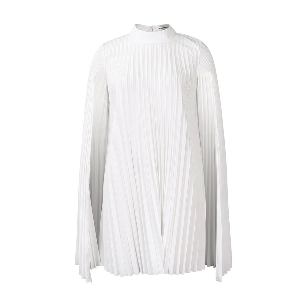 Women's Fashion Elegant Cape Loose Pleated African Plus Size