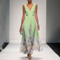 Summer Fashion Sexy Deep V Chiffon Dresses