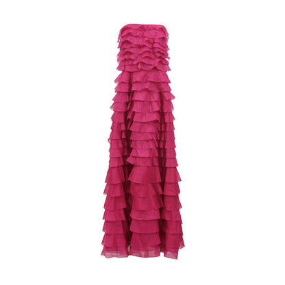 Women's French Ruffled Dinner Formal Dress Personalized Tops