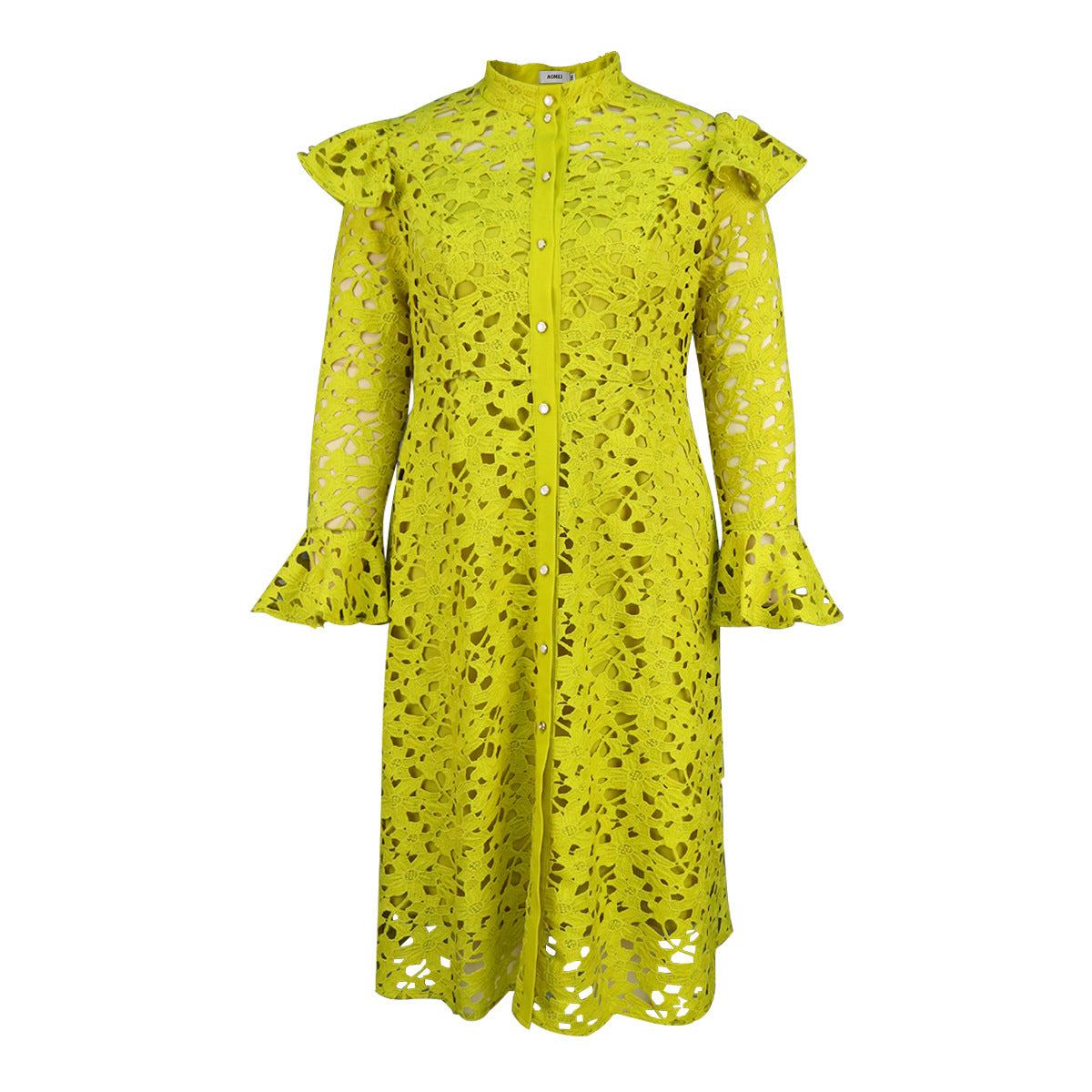 Lace Dress Half Turtleneck Inner Suspender Fashion Temperament Cardigans