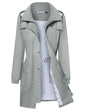 Women's Raincoat Waterproof Windbreaker Striped Mountaineering Outdoor Coats