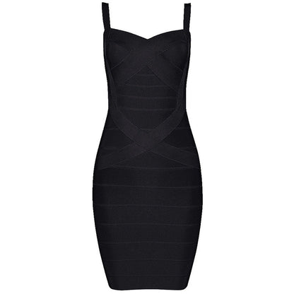 Women's Knitted Sling Stretch Slim Dress Bandage Dresses