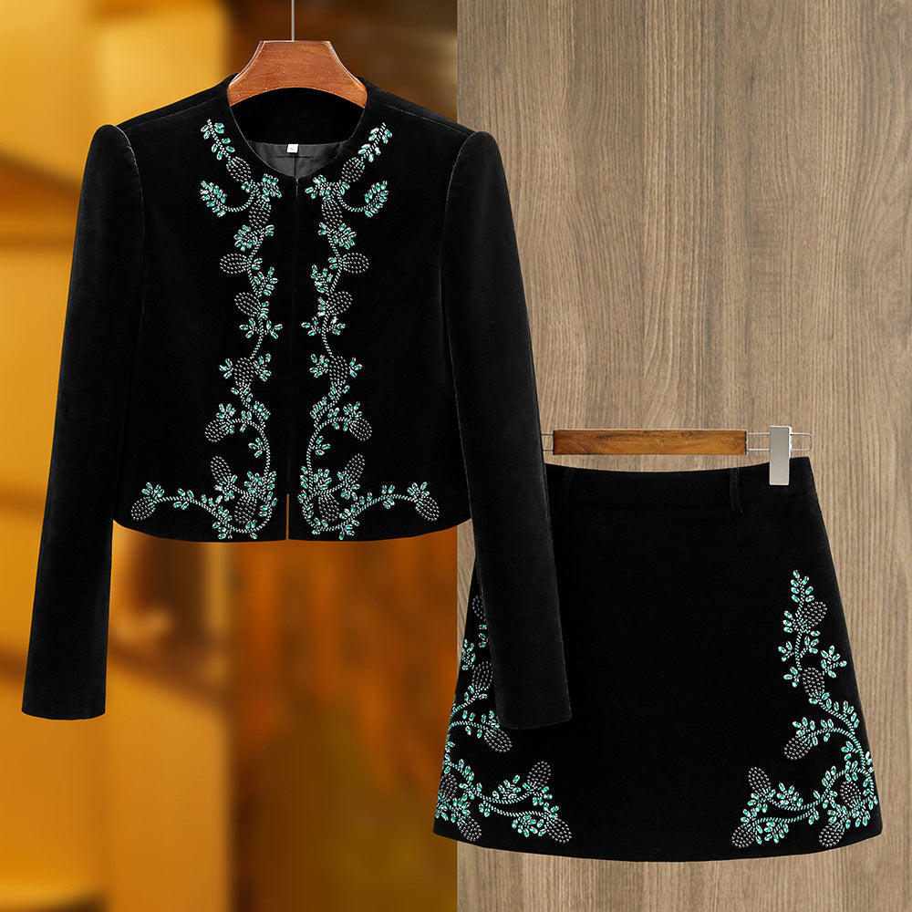 Veet High Waist Beaded Quality Fashion Suits