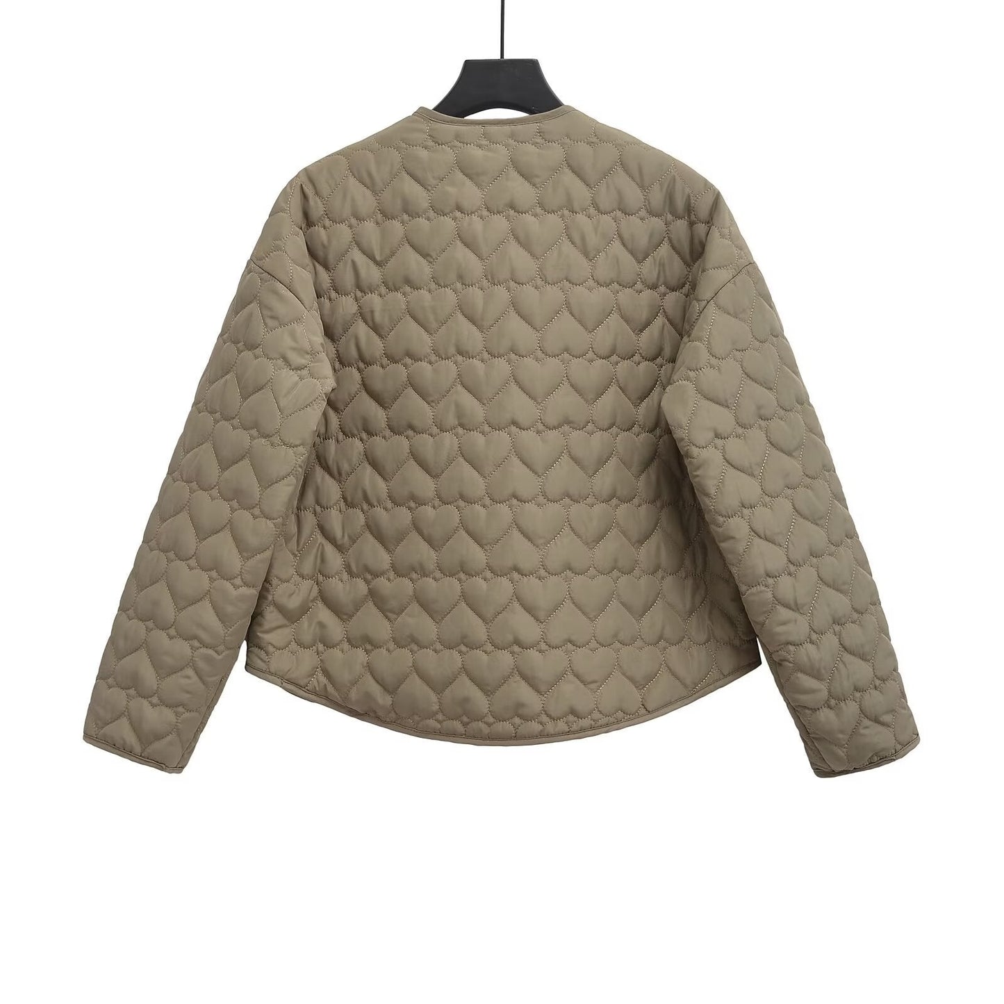 Women's Street Fashion Love Thread Cotton Coats